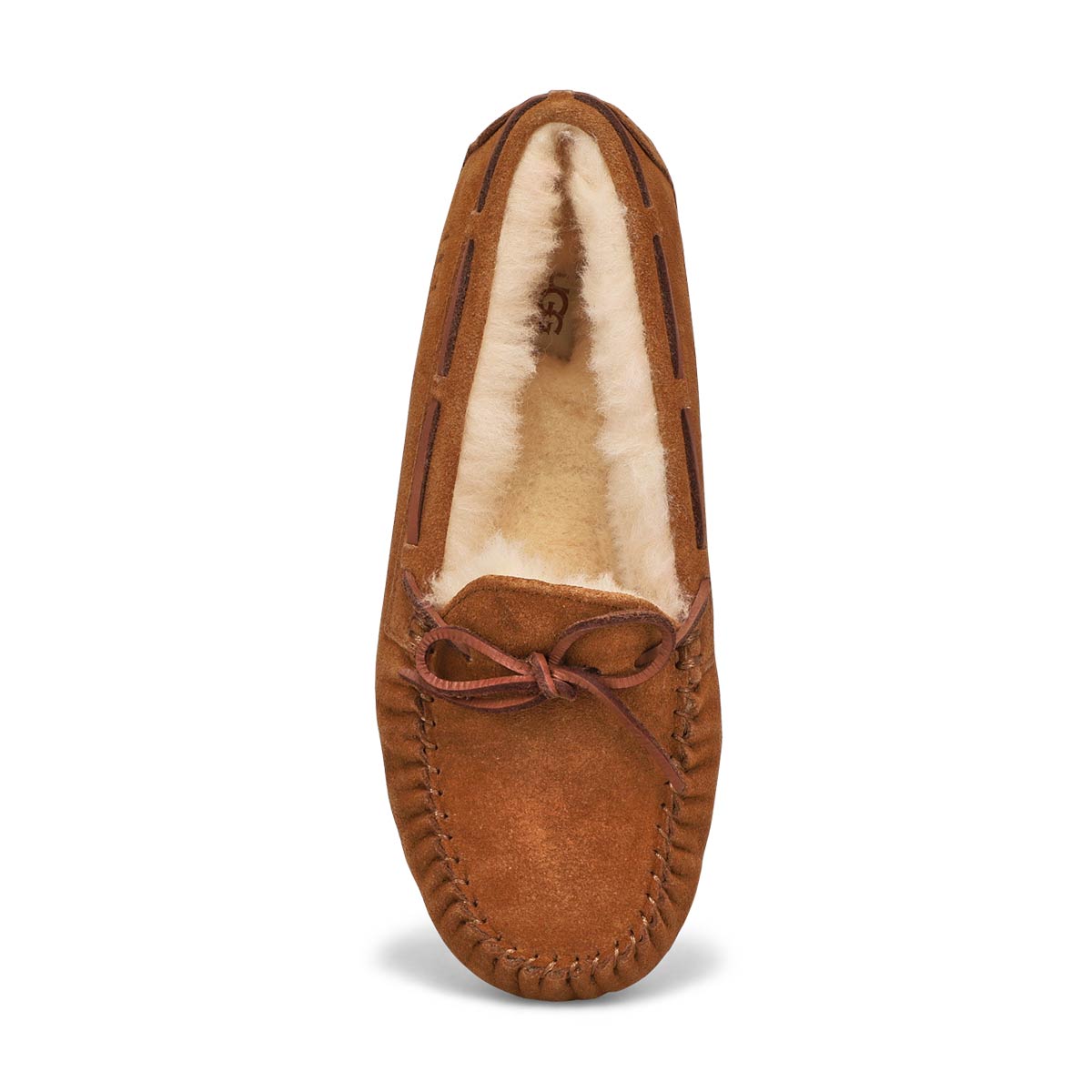 Girl's Dakota Suede Slipper - Chestnut